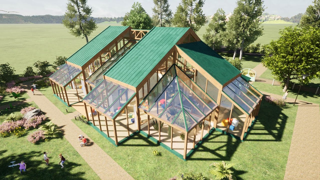 Kindergarten - Holzskelett Kindergarten - Holzskelett