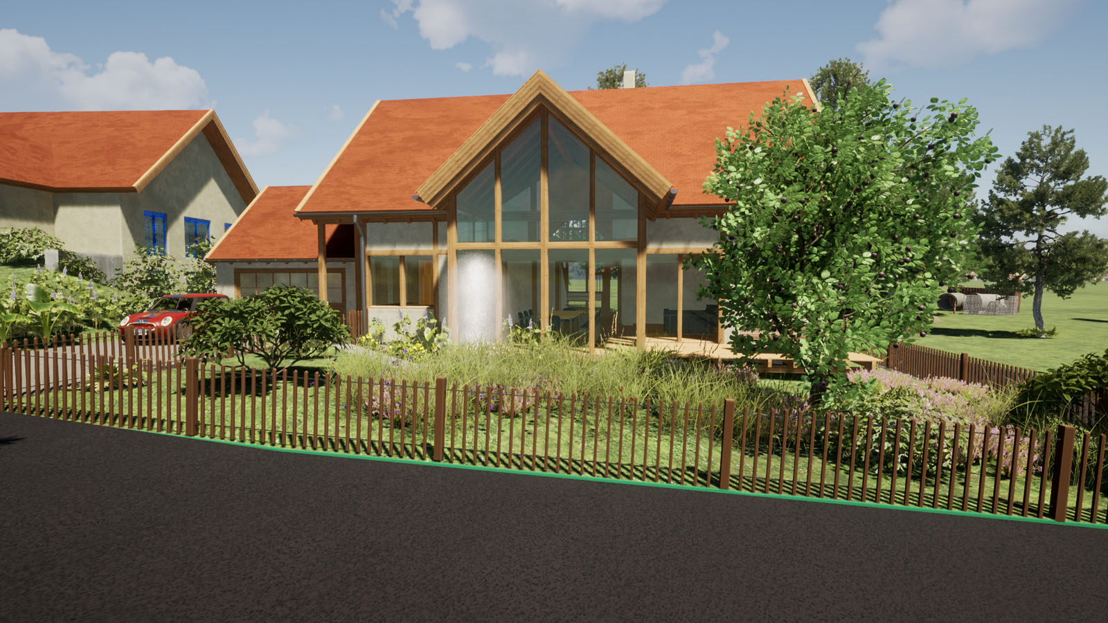 Holzskeletthaus in Waldershof Holzskeletthaus in Waldershof